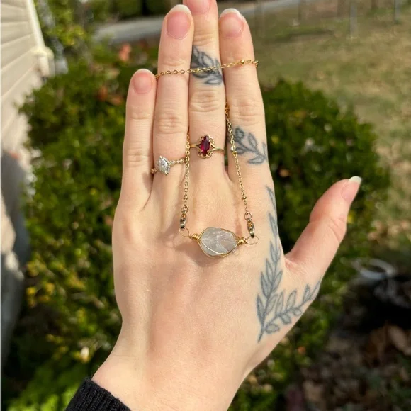 Celestite interchangeable necklace - Picture 3 of 3